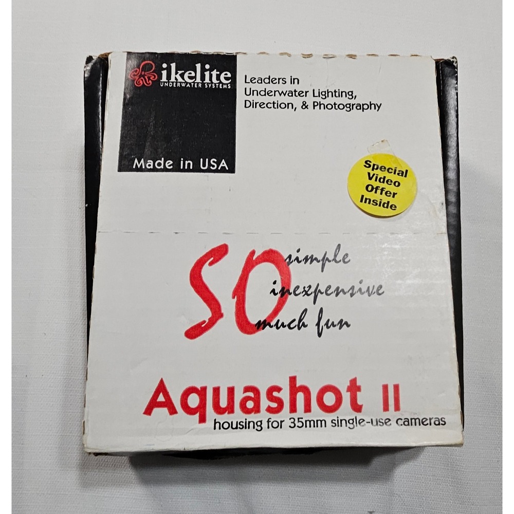 Ikelite Aquashot II 5435‎ Underwater Housing for 35mm Single Use Cameras